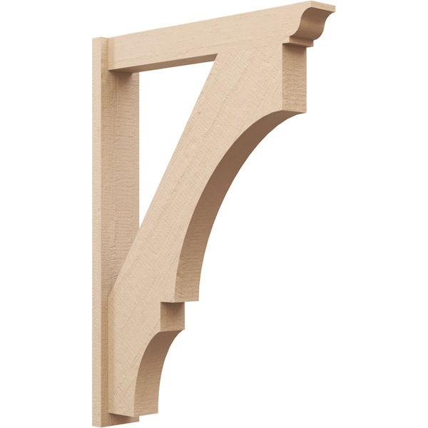 Ekena Millwork 5 1/2-in W x 30-in D x 42-in H Balboa Trad Rough Cedar Woodgrain TimberThane Outlooker, Primed Tan OUTUR055X30X42BOA04RCPR - main